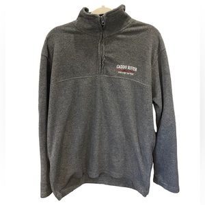 Caddo River (Camping & Canoe) Quarter Zip Sweatshirt